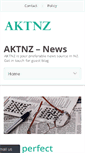 Mobile Screenshot of aktnz.co.nz