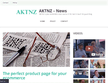 Tablet Screenshot of aktnz.co.nz